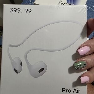 New In Box. Wireless Neckband Earbuds in White